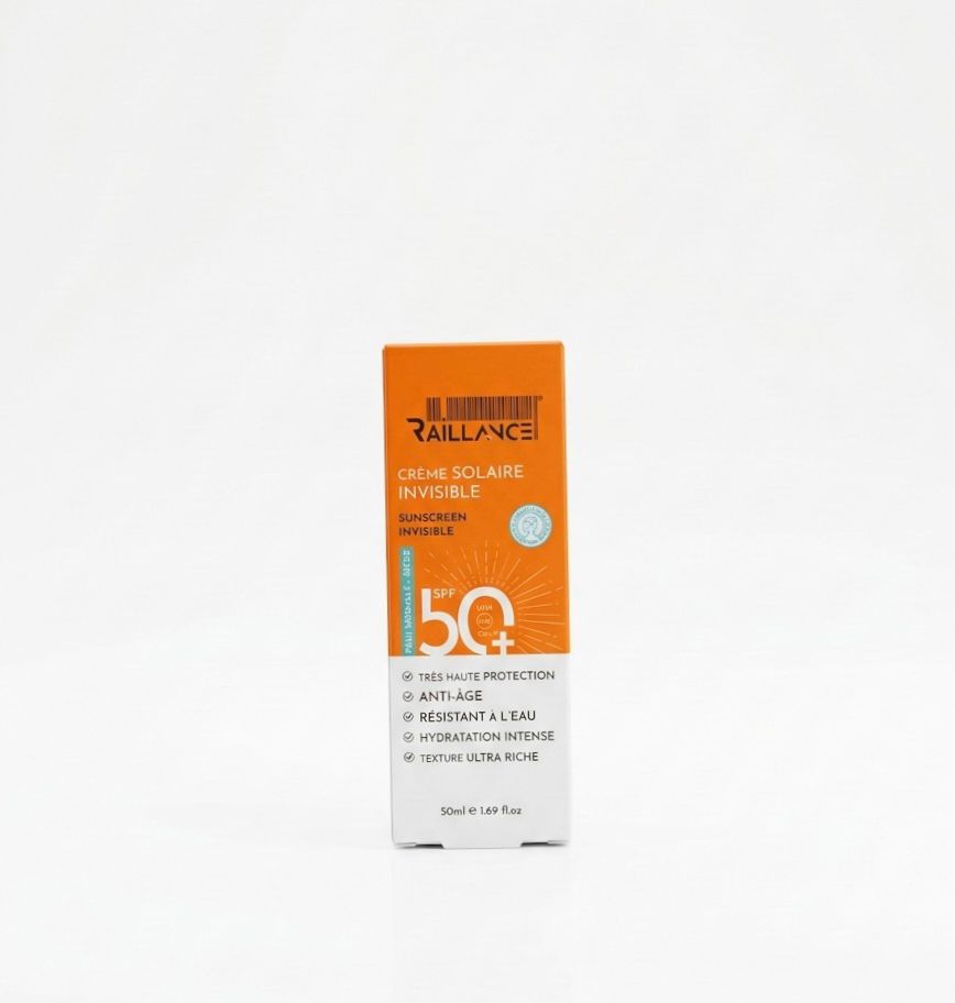 Raillance Crème Solaire Invisible SPF 50+ - Haute Protection & Anti-Âge (50ml) vue 2